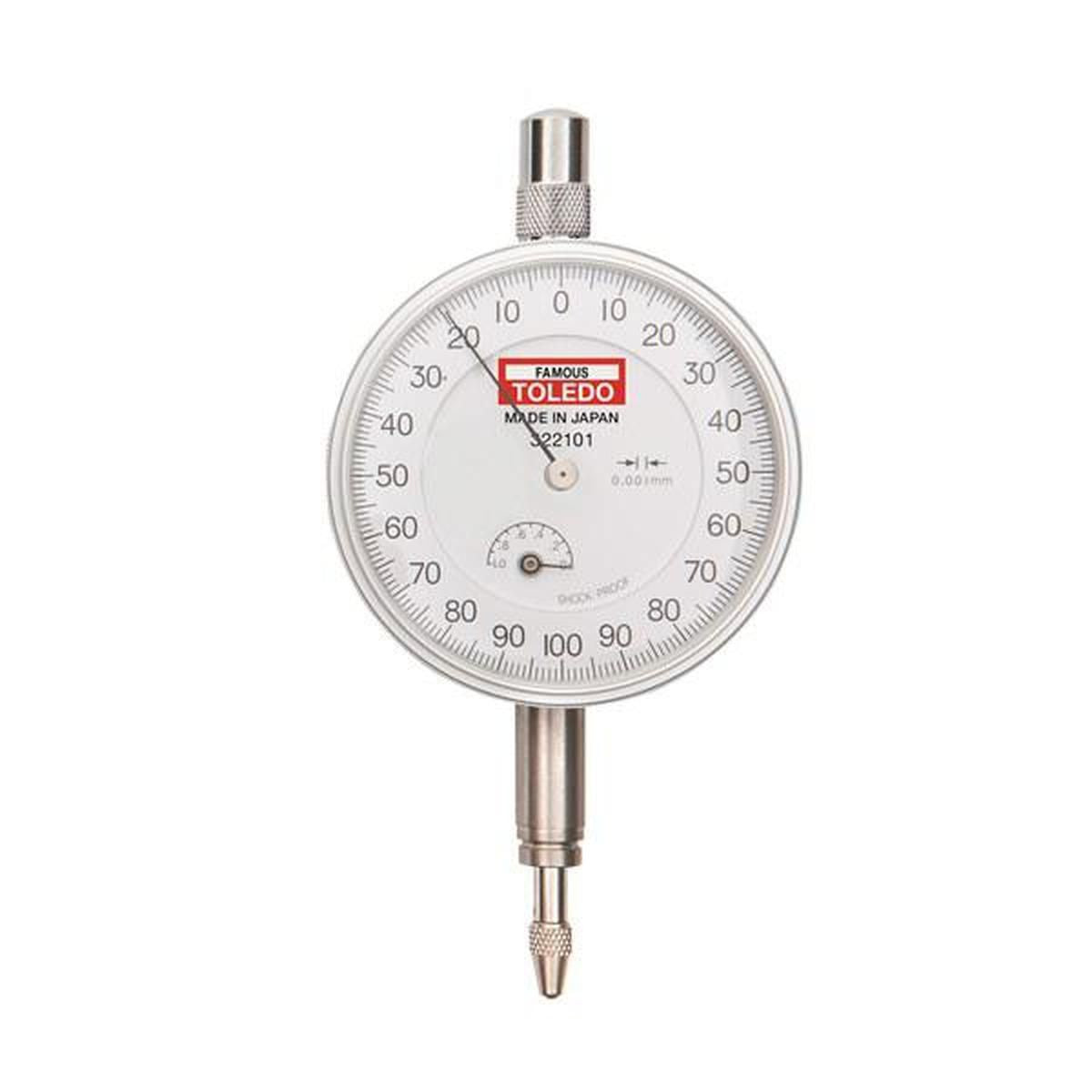 Toledo Dial Indicator Analogue 0.001X1mm 322101
