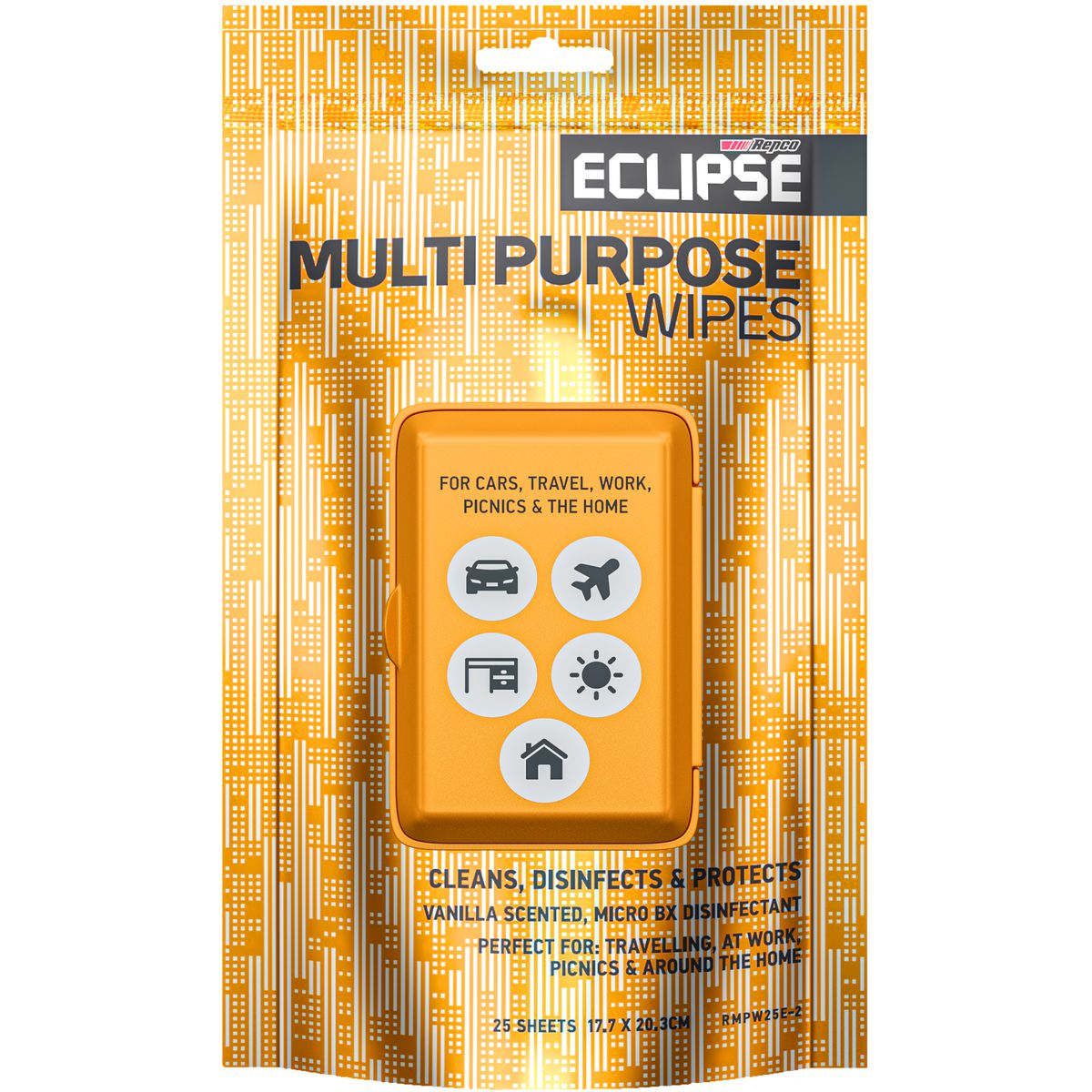 Eclipse Multi-Purpose Wipes 25 Pack RMPW25E-2