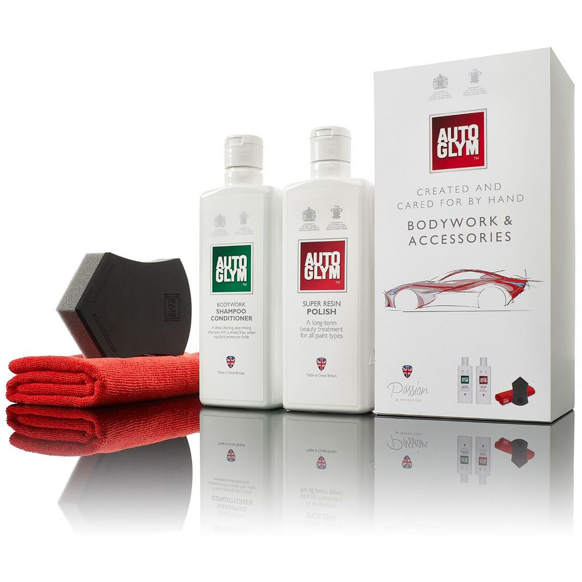Autoglym Bodywork and Accessories Kit AUXCARTVP2BWAAU