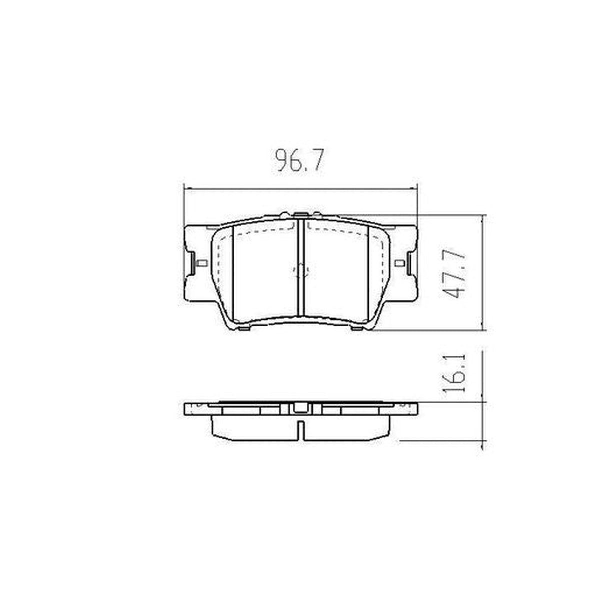 RDA Phantom Ceramic Brake Pad Set Rear RDC1931