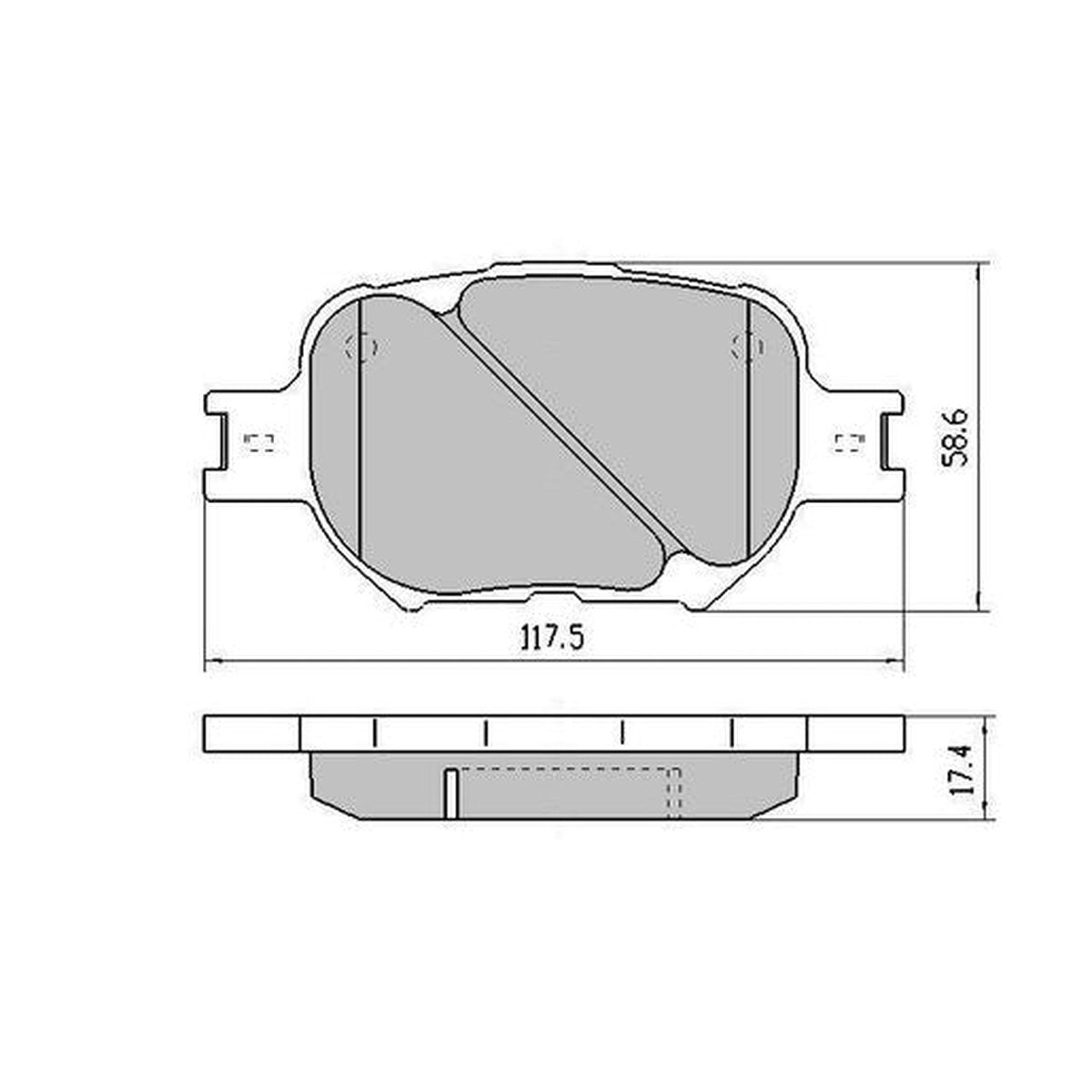 RDA Phantom Ceramic Brake Pad Set Front RDC1431