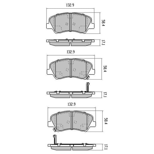 RDA GP Max Brake Pad Set Front RDB2173