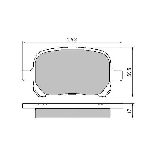 RDA Phantom Ceramic Brake Pad Set Front RDC1345