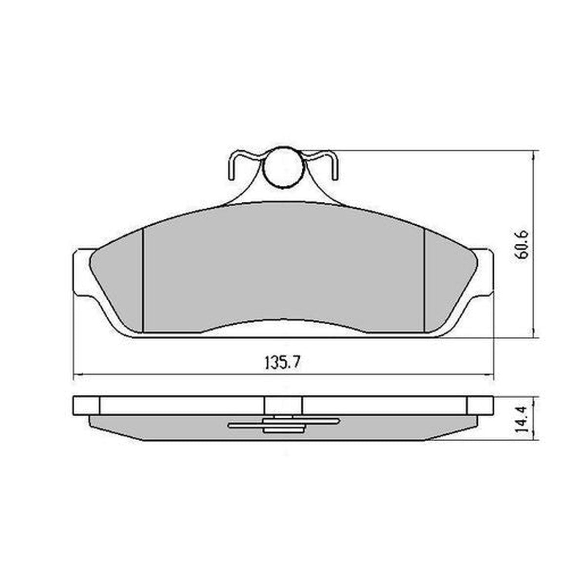 RDA Phantom Ceramic Brake Pad Set Front RDC1085