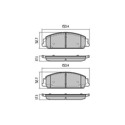 RDA Phantom Ceramic Brake Pad Set Front RDC1949