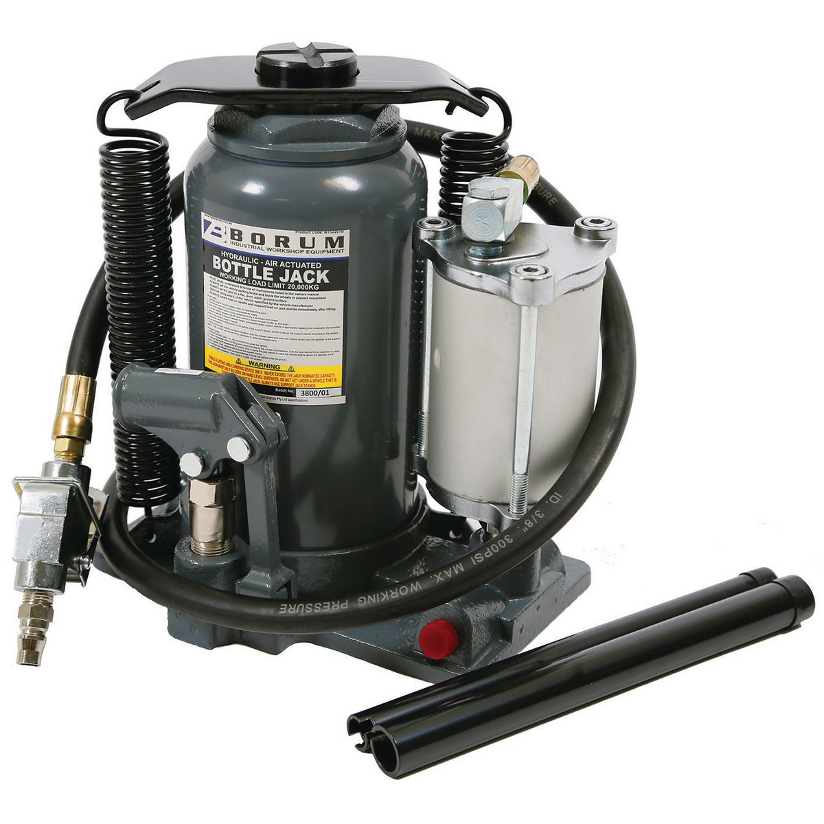 Borum Air/Manual Bottle Jack 20,000kg BTSJ20TB
