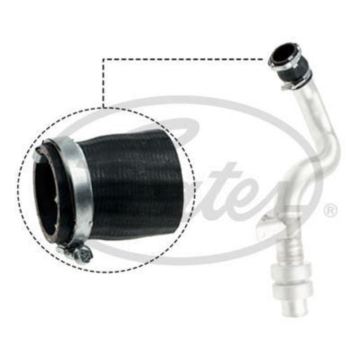 Gates Turbo Air Intake Hose (Hot Side) 09-0578