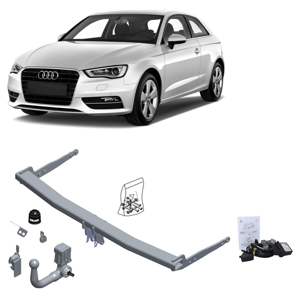 TAG Brink Towbar Complete Kit European 2000 kg K-TOW18629