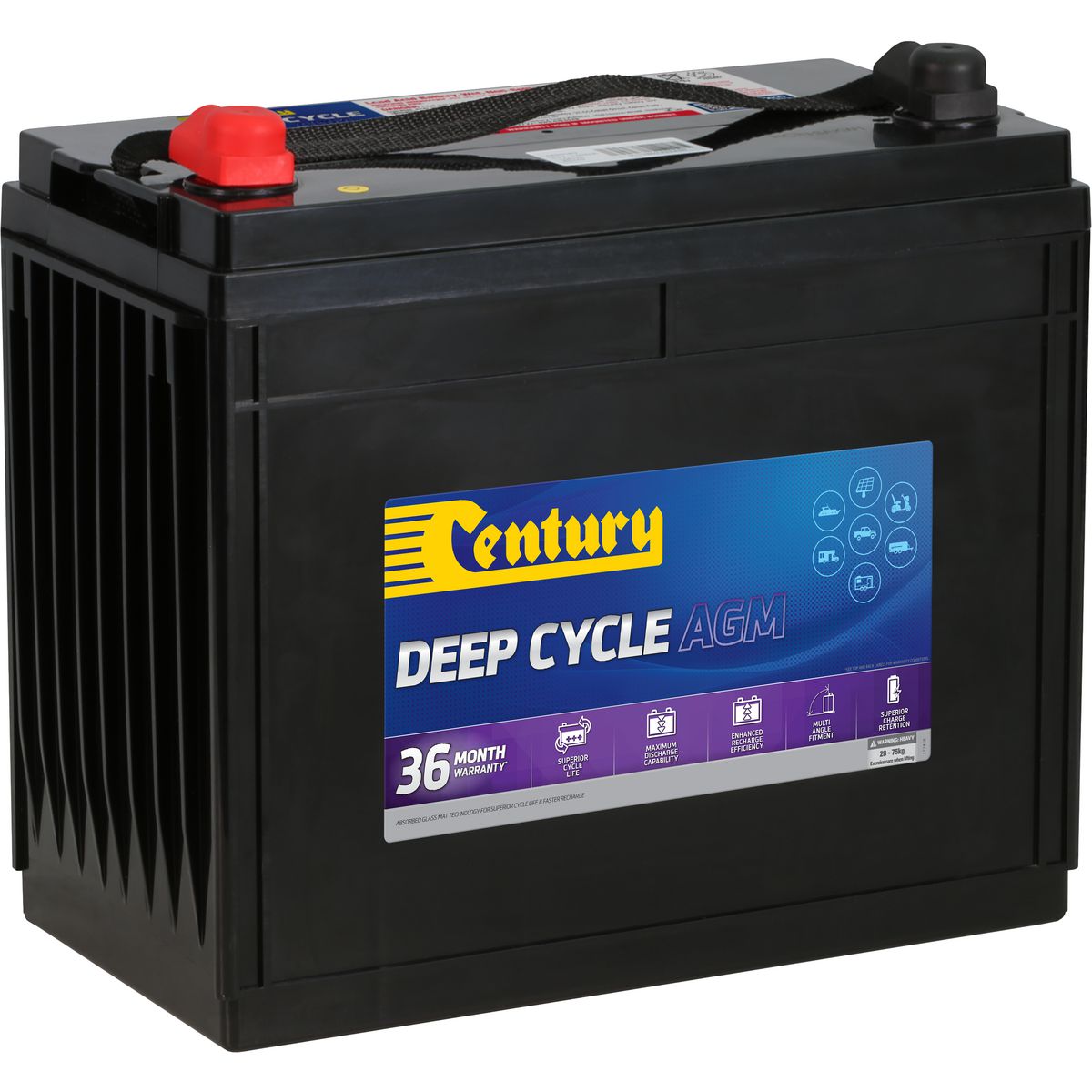 Century Batteries Deep Cycle Battery-148125 C12-140XDA