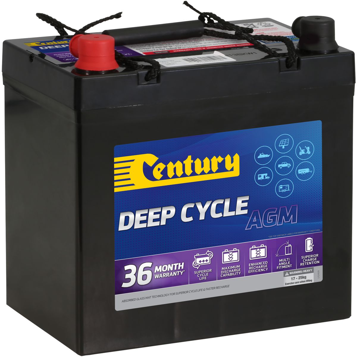 Century Batteries Deep Cycle Battery-148122 C12-55XDA