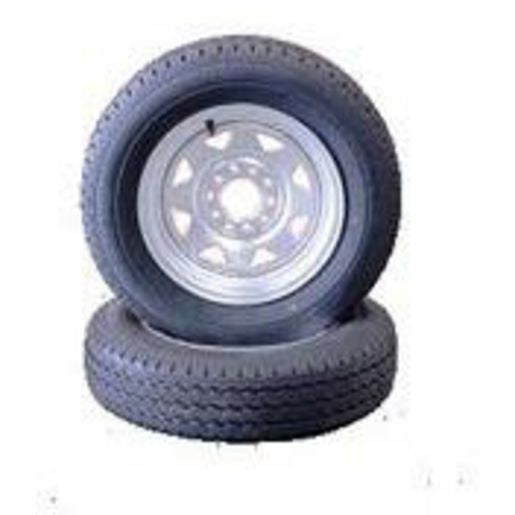 Ark 15in Landcruiser Stud Pattern Wheel & Tyre Galvanised Steel SW15LOG