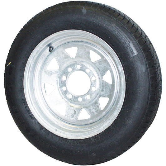 Ark 13in Multi Stud Pattern Wheel & Tyre Galvanised Steel SW13HTFG