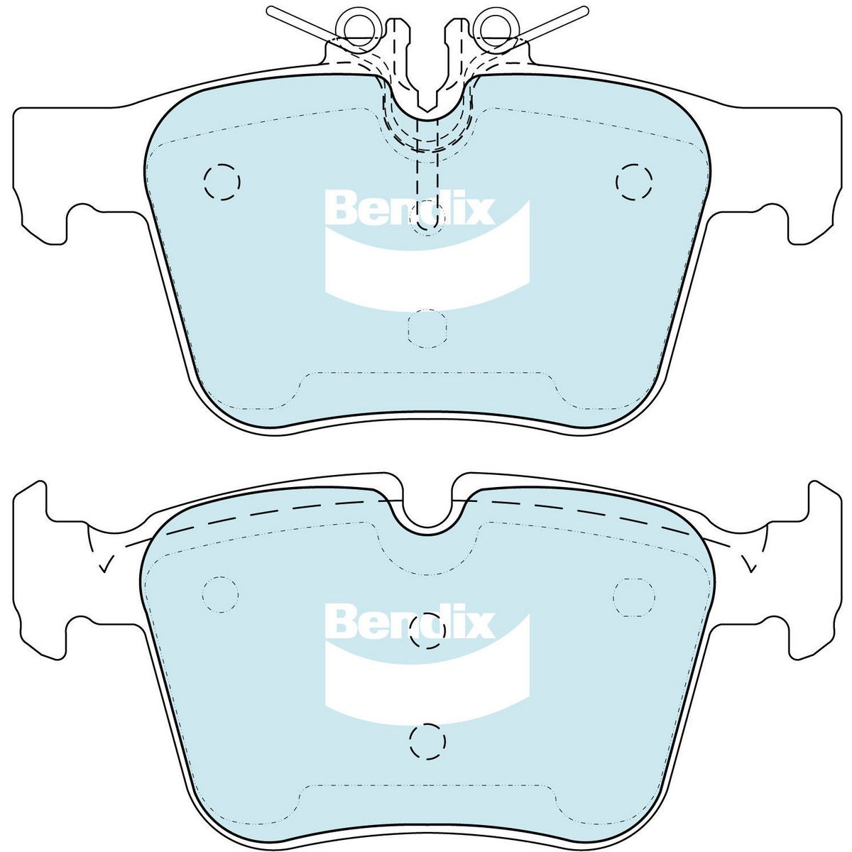 Bendix EURO Brake Pad Set DB2404 EURO+