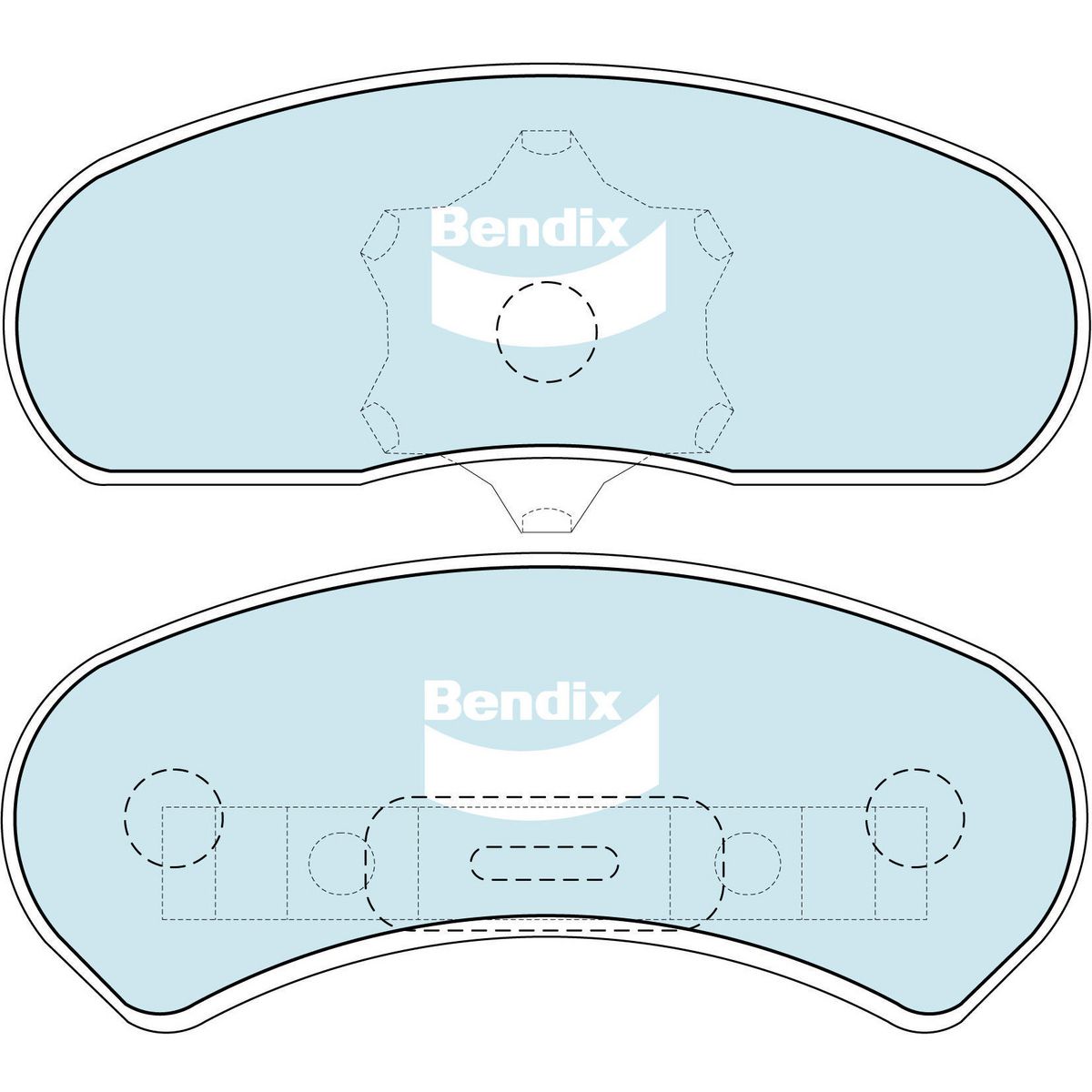 Bendix Brake Pad Set - Race DB6BR