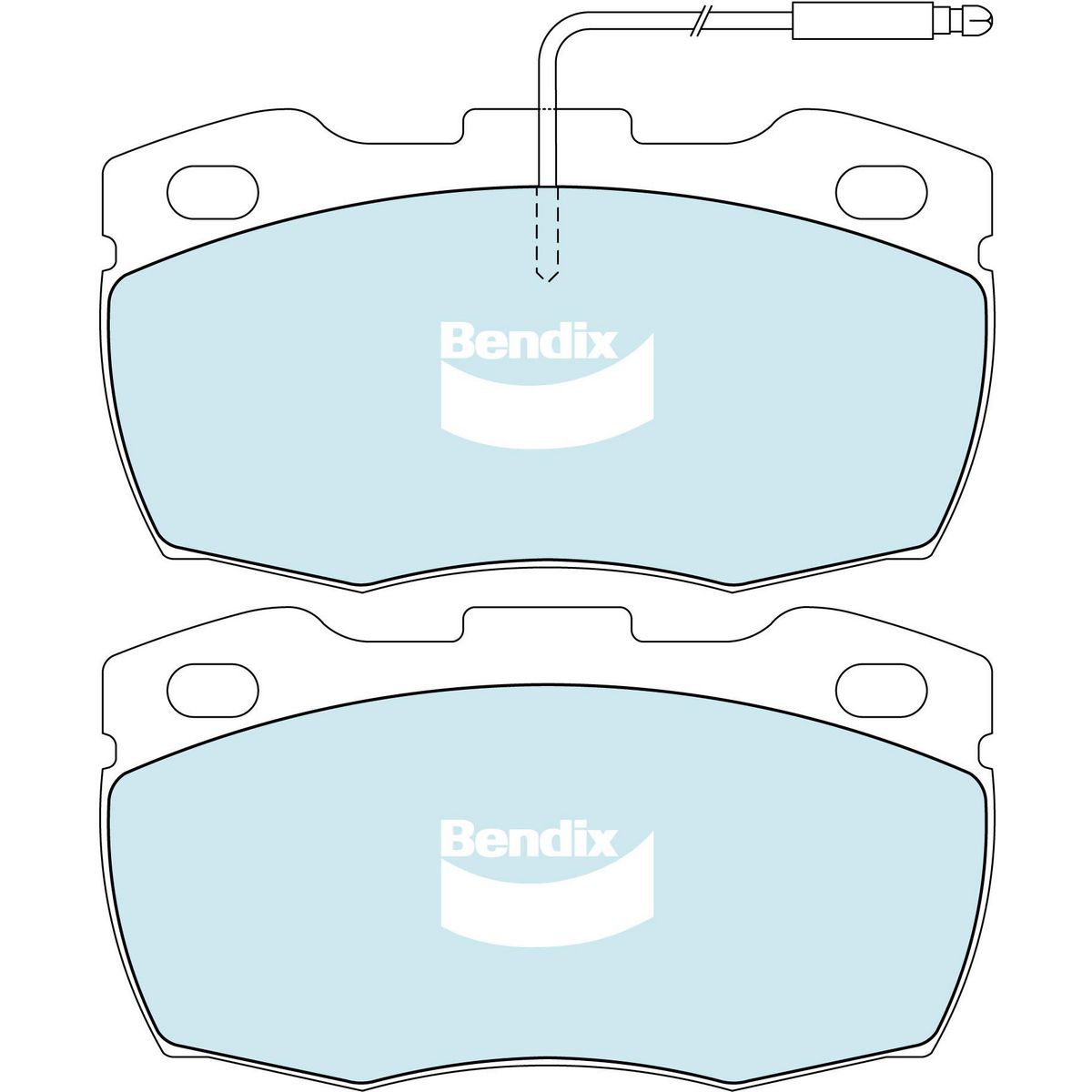 Bendix 4x4 Brake Pad Set Front DB1127 -4WD