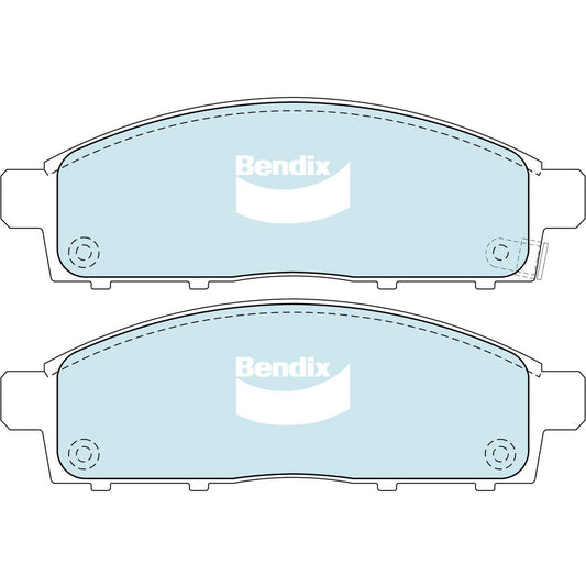 Bendix Ultimate 4WD Brake Pad Set Front DB1774 ULT4WD