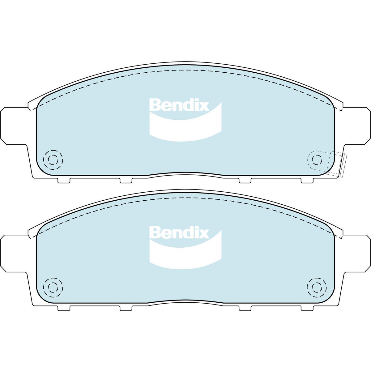 Bendix Ultimate 4WD Brake Pad Set Front DB1774 ULT4WD