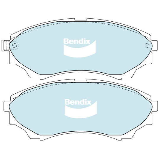 Bendix Ultimate Brake Pad Set Front DB1681 ULT