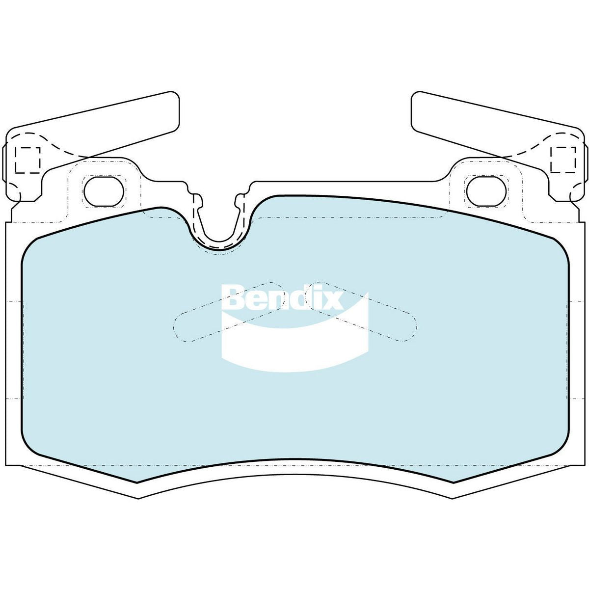 Bendix EURO Brake Pad Set Front DB2222 EURO+