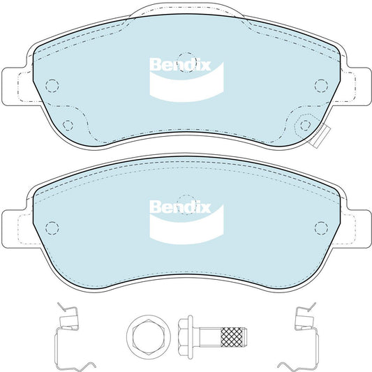 Bendix 4x4 Brake Pad Set Front DB2271 -4WD
