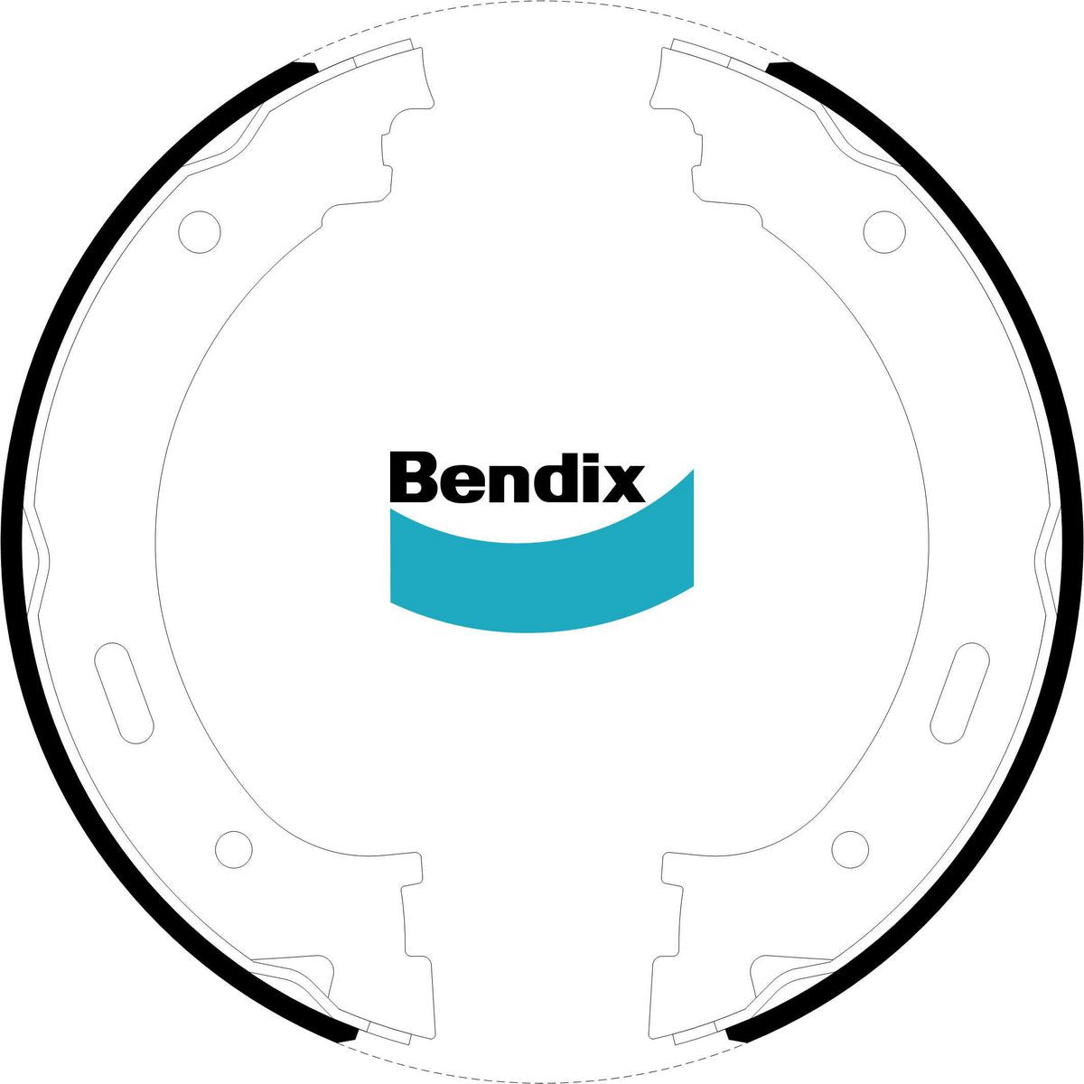 Bendix Brake Shoe Set BS5254