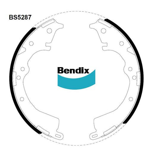 Bendix Brake Shoe Set BS5287