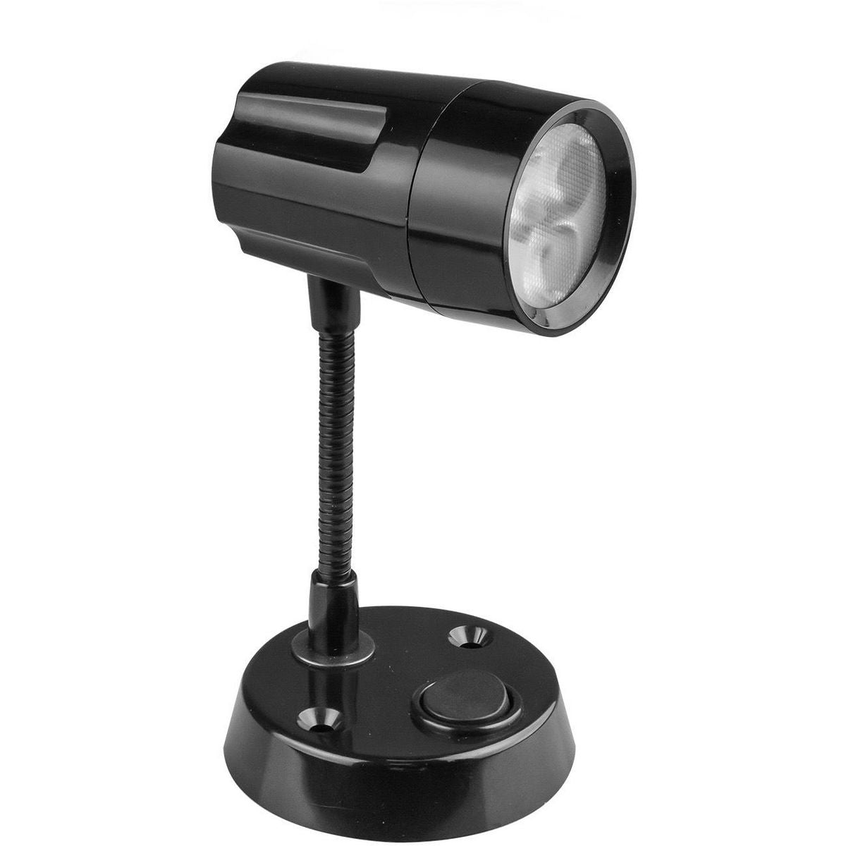LED Autolamps Reading Lamp Black Height 120mm 130 Effective Lumen 12V RL120B