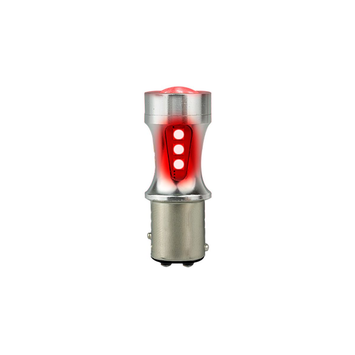 LED Autolamps Bayonet Red Stop/Tail Bulb, 12-24 Volt 1157RM