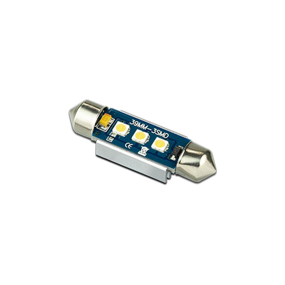 LED Autolamps Festoon Bulb White Canbus Compatible 180 Effective Lumen 39mm 12V FN39W