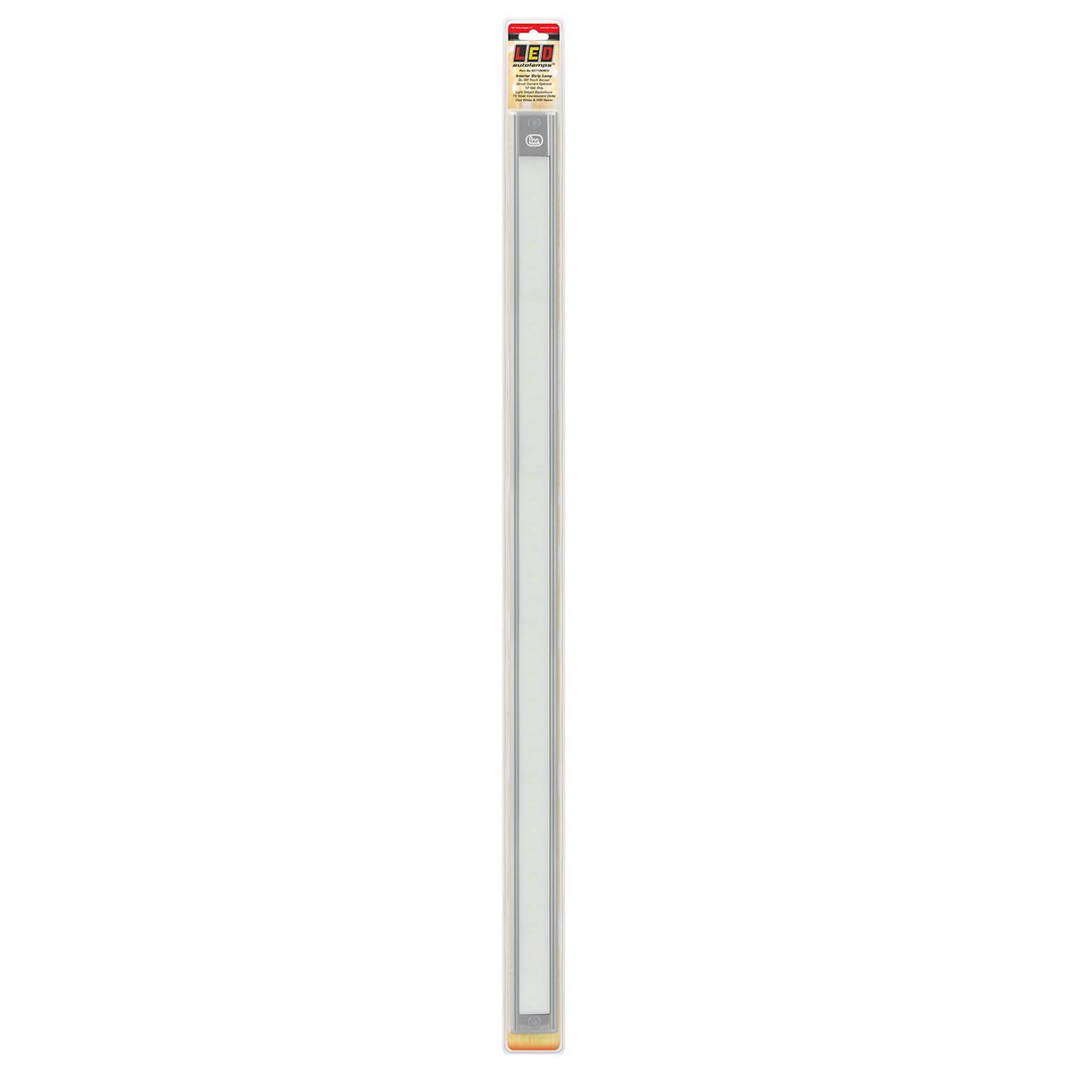 LED Autolamps Interior Strip Lamp with Touch Sensor Switch (MCU Circuitry) and Silver Base 770 x 40mm 12V 40770SMCU