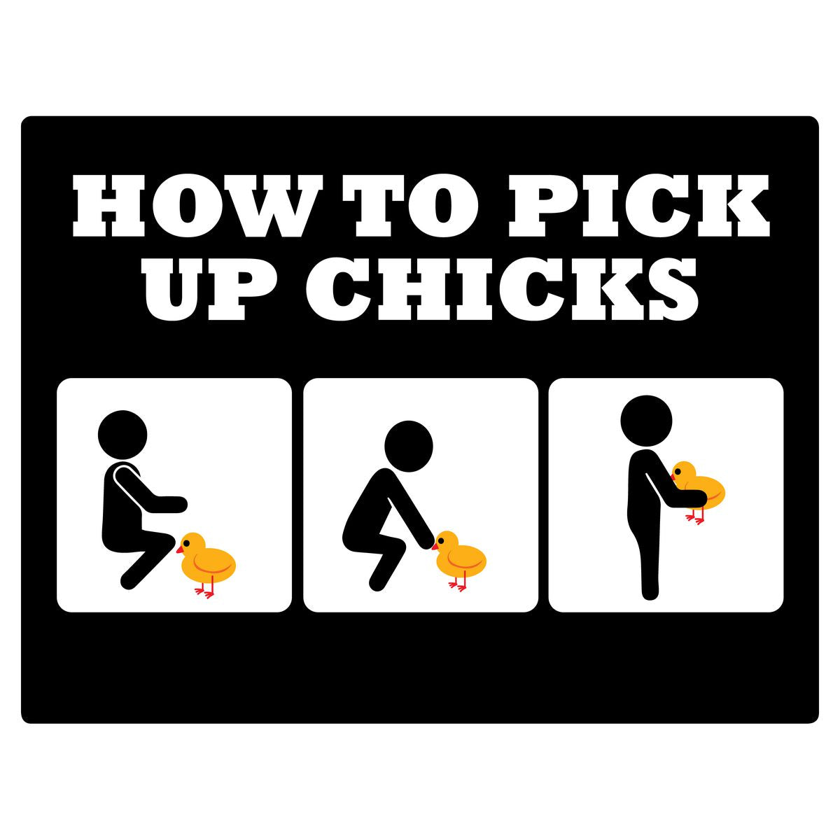 Gear Up Metal Sign - How To Pick Up Chicks RTSGS100-8