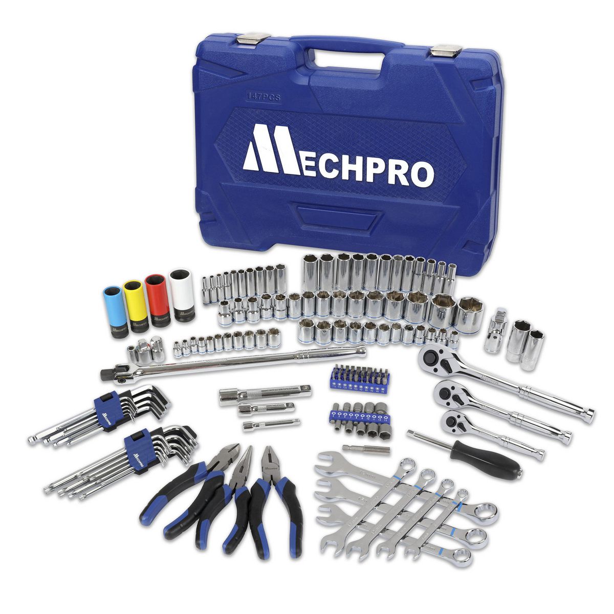 Mechpro Automotive Tool Kit 147pc MP227KCRV