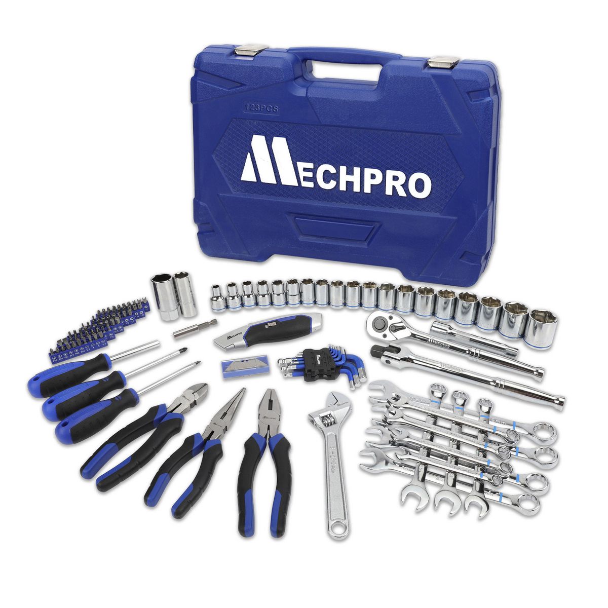 Mechpro Automotive Tool Kit 123pc MP228KCRV