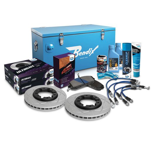 Bendix Ultimate 4x4 Brake Upgrade Kit Front (Suits 4" Lift) U4WD-BUK18+4