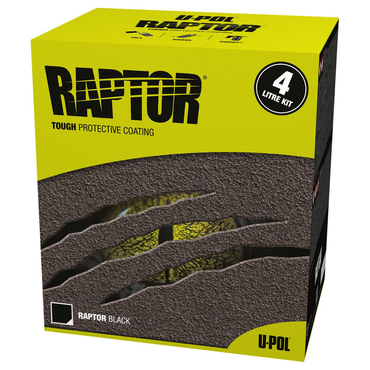 Raptor Coating Black Kit 4L