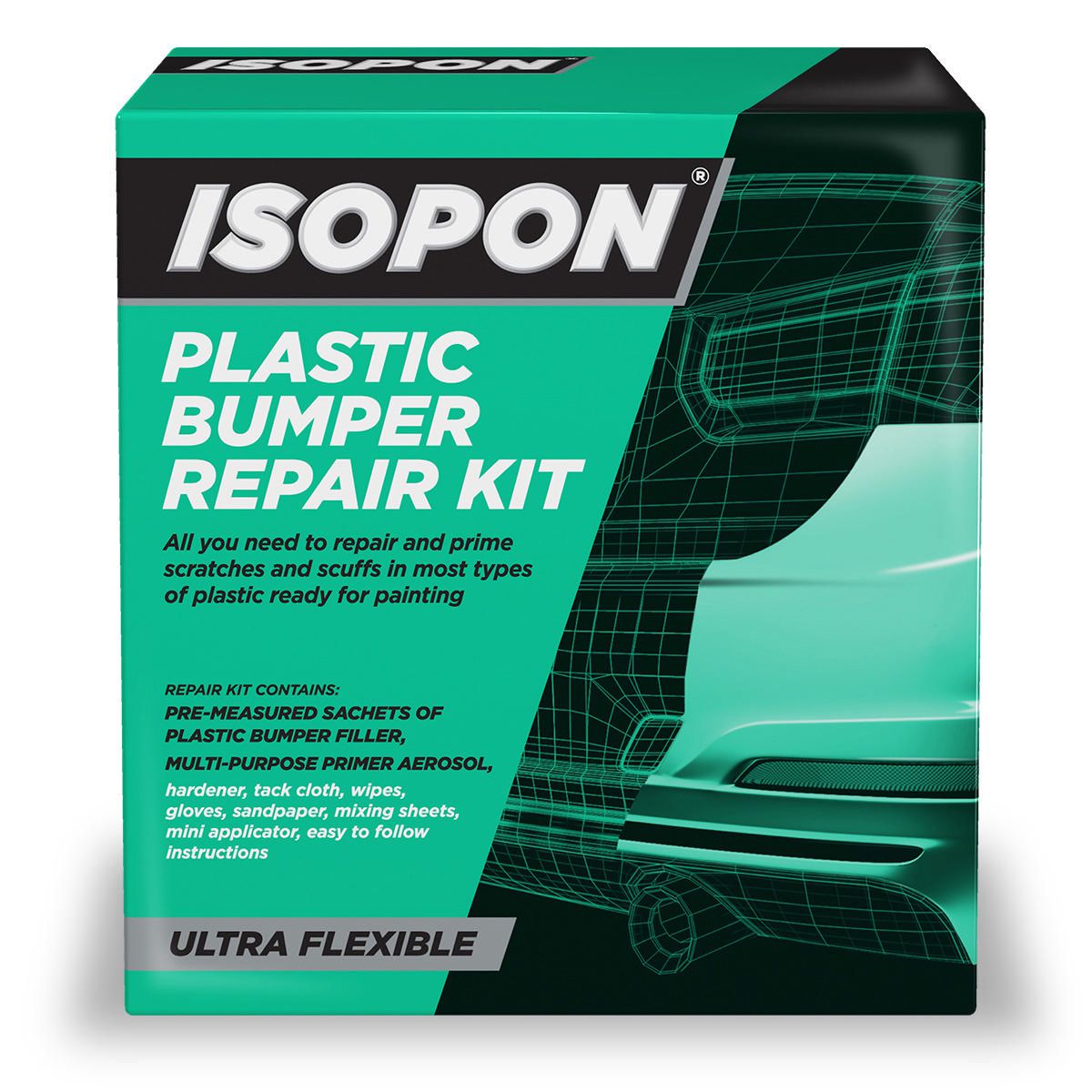 ISOPON Plastic Bumper Repair Kit Ultra Flexible PBF/KIT