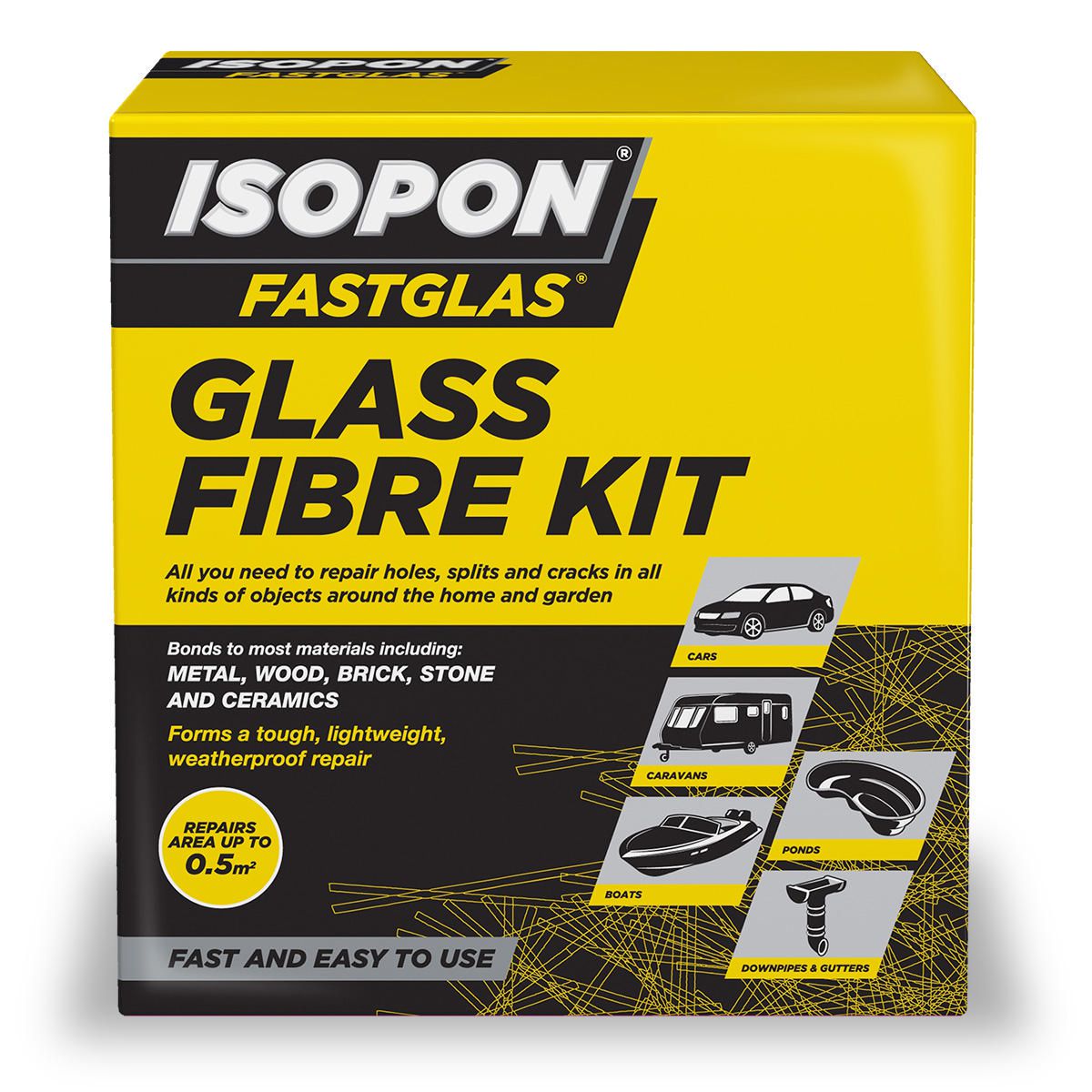 ISOPON Fastglas Large Glass Fibre Kit 1035g GL/LA/D
