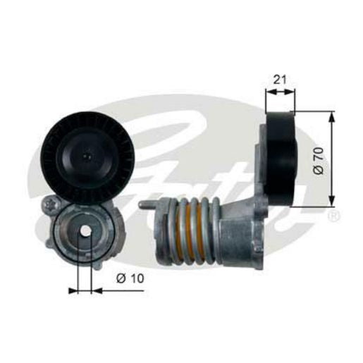 Gates Automatic Belt Tensioner 39157
