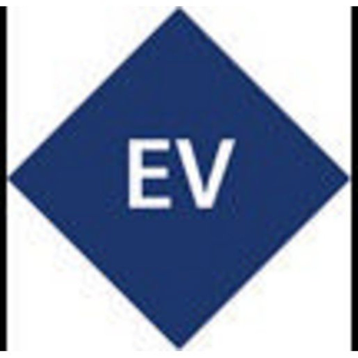 Electric Vehicle Tag fits Number Plate/Registration Pair EVTAG