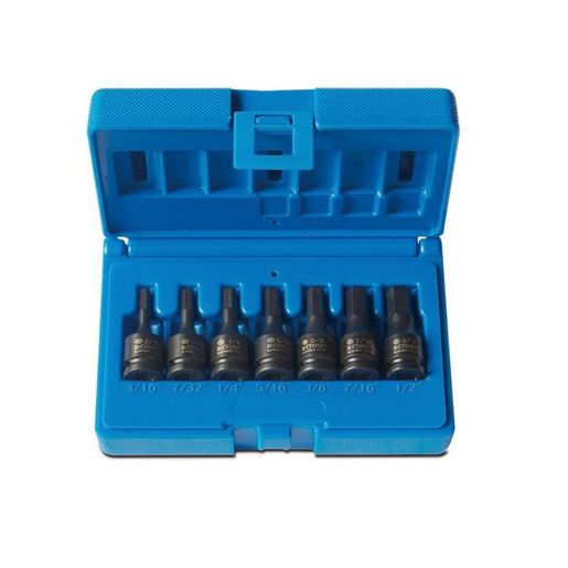 Action Hex Impact Socket Set 3/8" Drive 7 Piece SAE 69413071