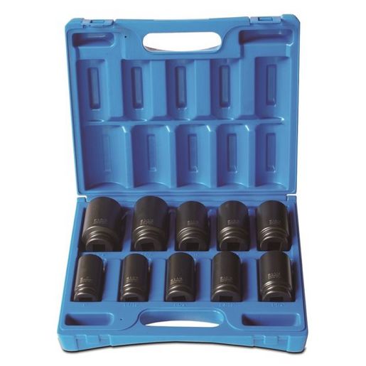Action Impact Socket Set Deep 3/4" Drive 10 Piece SAE 600421001