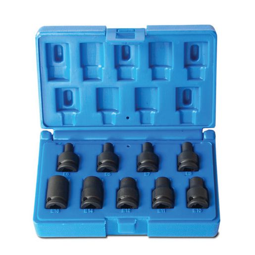 Action E-Torx Impact Socket Set 3/8" Drive 9 Piece 69613091