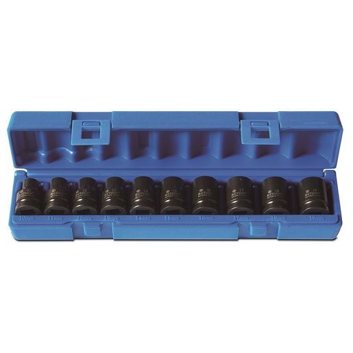 Action Impact Socket Set 6-Point 1/2" Drive 10 Piece Metric 605201001