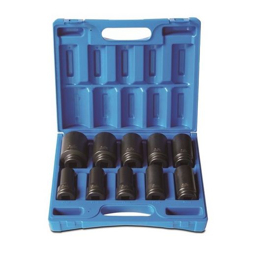 Action Impact Socket Set Deep 6-Point 3/4" Drive 10 Piece Metric 605421001