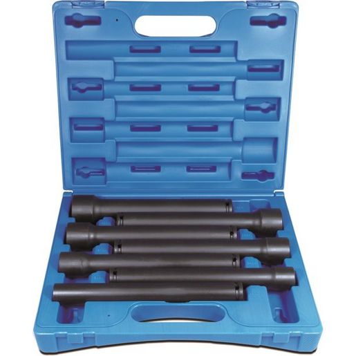Action Impact Socket Set Extra Long 6-Point 1/2" Drive 7 Piece Metric 605290701