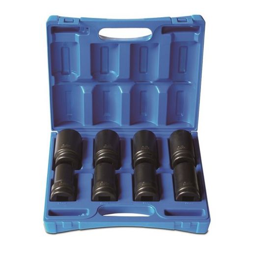 Action Impact Socket Set Deep 6-Point 1" Drive 8 Piece Metric 605520801