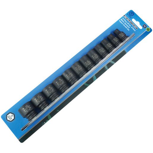 Action Impact Socket Set 6-Point 3/8" Drive 12 Piece Metric 611101201