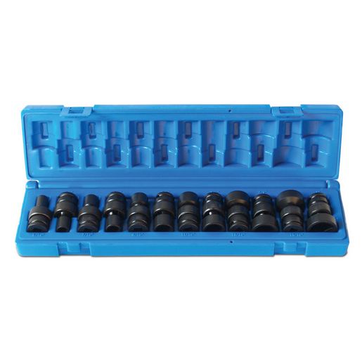 Action Universal Impact Socket Set 3/8" Drive 12 Piece SAE 622101201