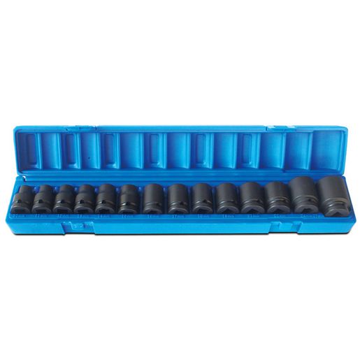 Action Impact Socket Set 12-Point 1/2" Drive 14 Piece Metric 638251401