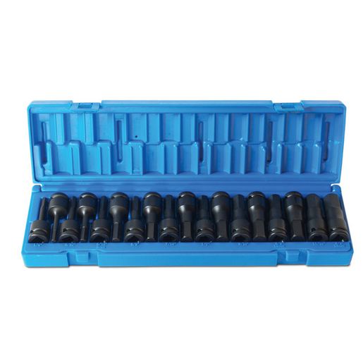 Action Hex Impact Socket Set 1/2" Drive 18 Piece Metric & SAE 648261801